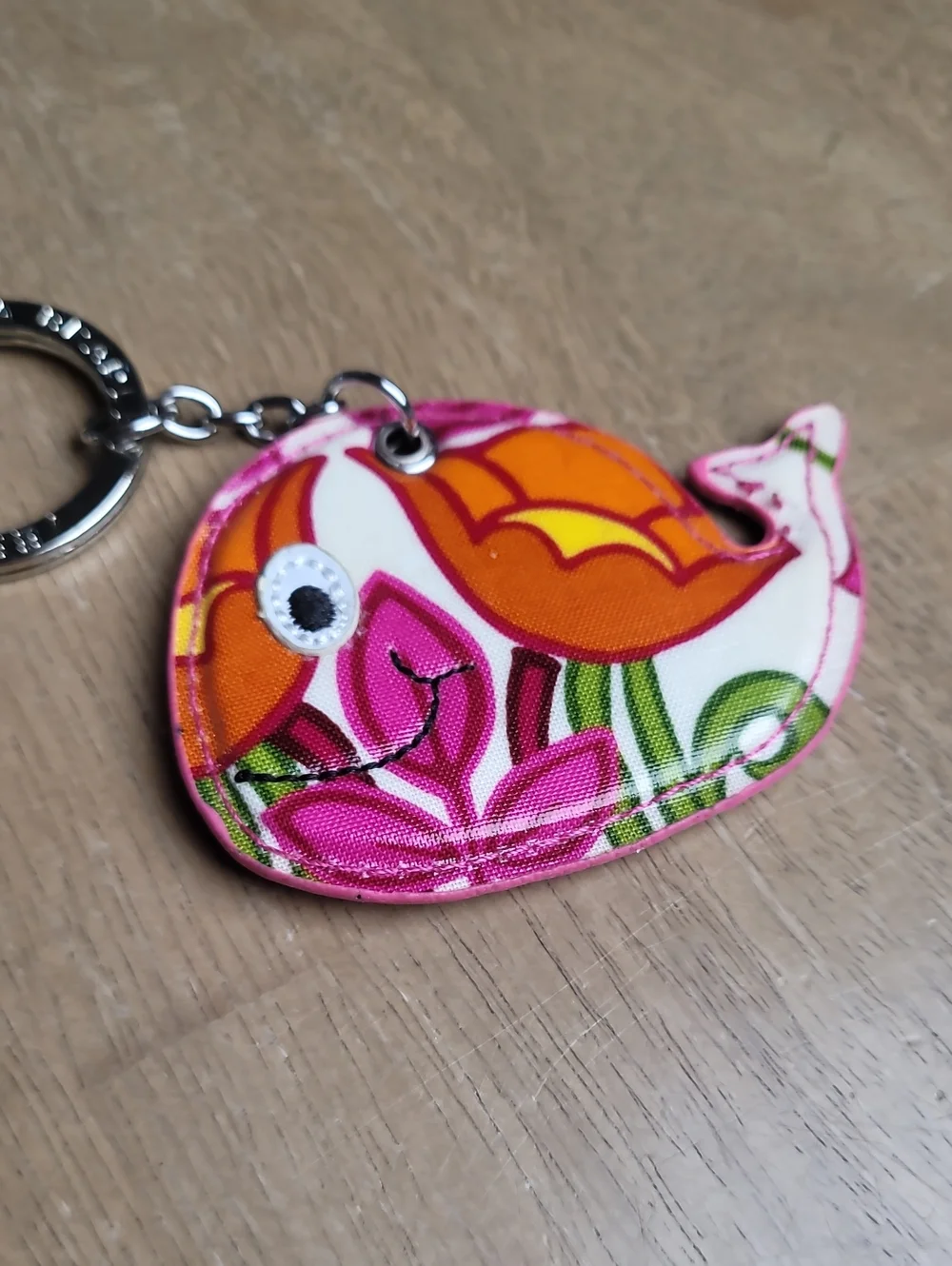 Vera Bradley Lilli Bell Seashore Keychain ~ Whale Purse Charm